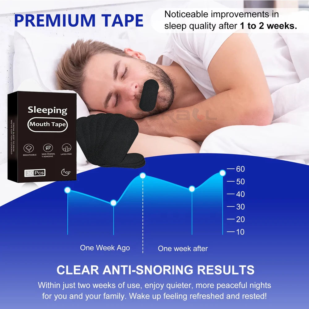 Anti-Snoring Mouth Tape Sleep Strip 